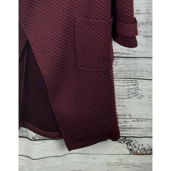 BB Dakota Burgundy Cardigan - Picture 9 of 9